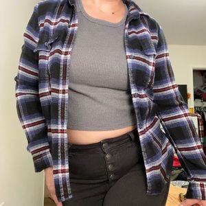 American Eagle flannel button down - size M